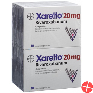 Xarelto Filmtabletten 20mg 30 Einz Blister