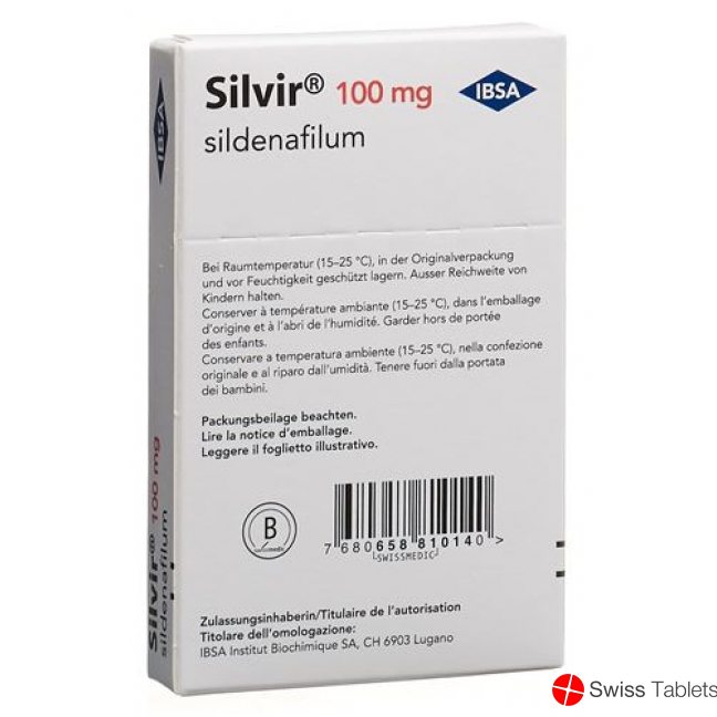 Silvir Schmelzfilm 100mg 24 Stück buy online