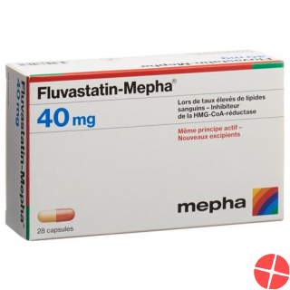 Fluvastatin Mepha Kaps 40 mg 100 pcs