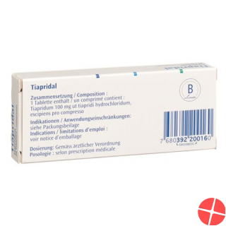 Tiapridal Tabletten 100mg 50 Stück