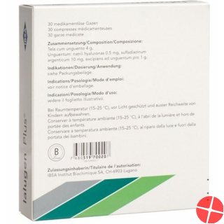 Ialugen Plus Medizinalgaze 10x10cm 30 Stück