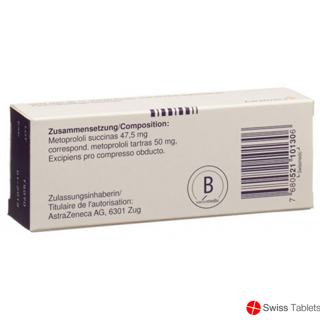 Beloc Zok 50 Retard Tabletten 50mg 100 Stück buy online Beloc Zok 50 Retard Tabletten 50mg 100 Stück buy online