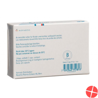Exelon Kapseln 6mg 112 Stück