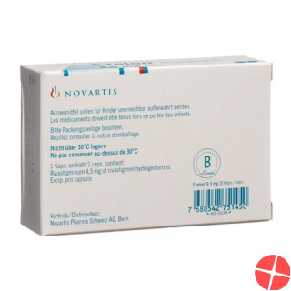 Exelon Kapseln 4.5mg 28 Stück