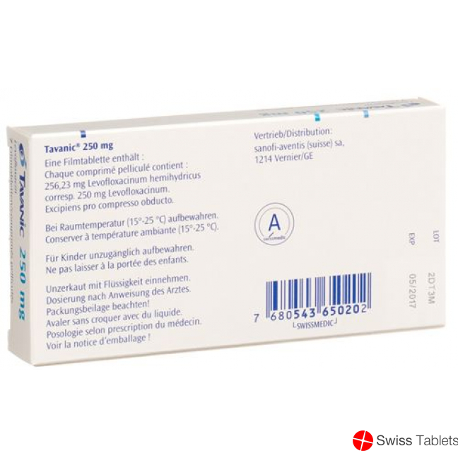 Tavanic Tabletten 250mg 5 Stück buy online