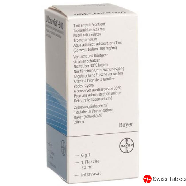 Ultravist Injektionslösung 300mg 10 Flasche 50ml buy online