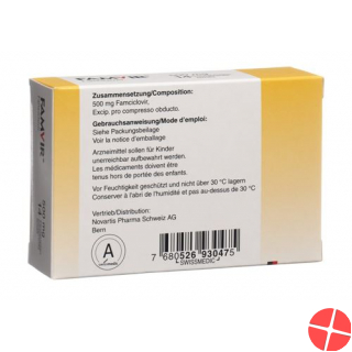 Famvir Tabletten 500mg 14 Stück