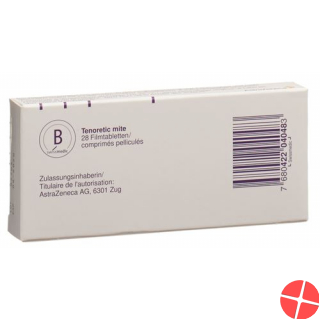 Tenoretic Mite Tabletten 50/12.5 98 Stück