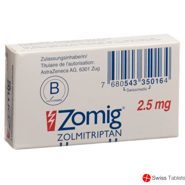 Zomig 2.5mg 12 Filmtabletten buy online