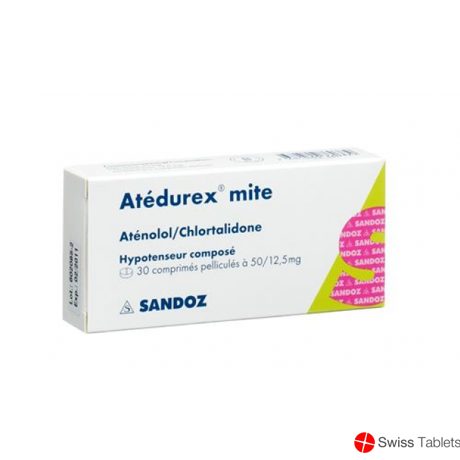 Atedurex Mite Filmtabletten 50/12.5 100 Stück buy online