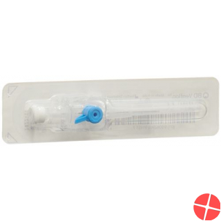 BD Venflon 0.8x25mm 22g Luer-Lok Blau 50 Stück