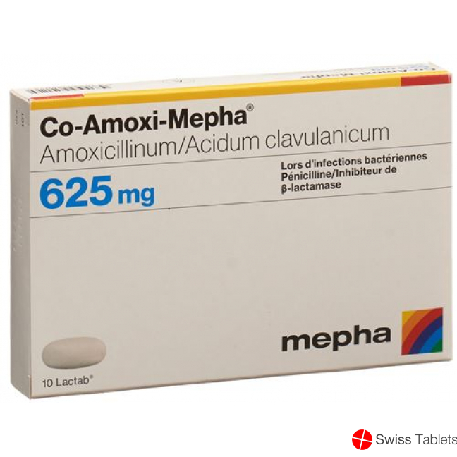 Co Amoxi Mepha Lactabs 625mg 20 Stück buy online