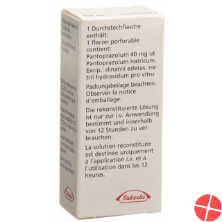 Pantozol Trockensubstanz 40mg i.v. Durchstechflasche