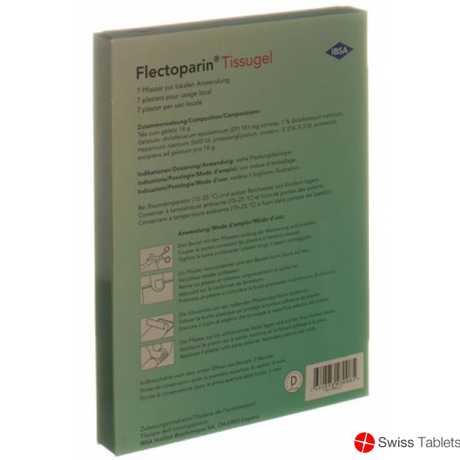 Flectoparin Tissugel 7 Pflaster buy online