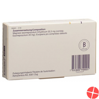 Esomep Mups Tabletten 20mg 28 Stück
