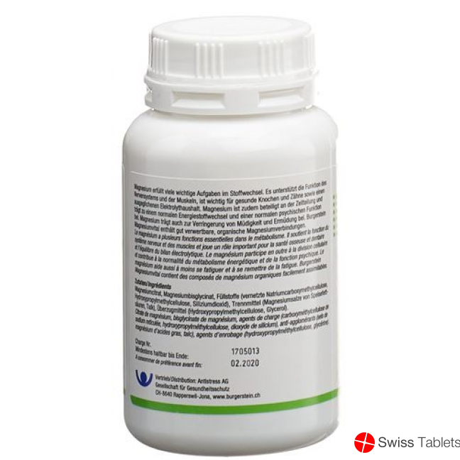 Burgerstein Magnesiumvital tablets Ds 120 pieces buy online