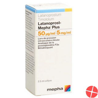 Latanoprost Mepha Plus Augentropfen 3 Flasche 2.5ml