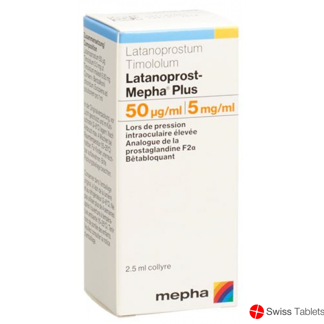 Latanoprost Mepha Plus Augentropfen 3 Flasche 2.5ml buy online