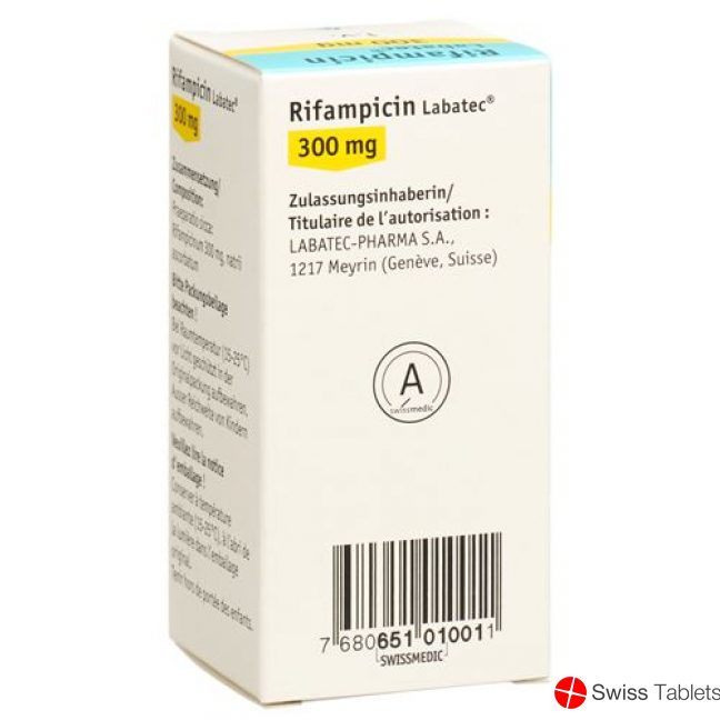 Rifampicin Labatec Trockensub 300 mg i.v. Durchstf 10 pcs