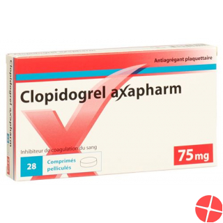 Clopidogrel Axapharm Filmtabl 75 mg 84 pcs