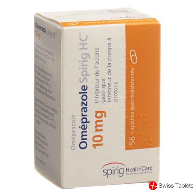 Omeprazol Spirig HC Kapseln 10mg (neu) Dose 28 Stück buy online
