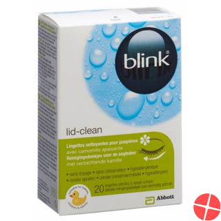 Blink Lid-Clean Reinigungstücher 20 Stück
