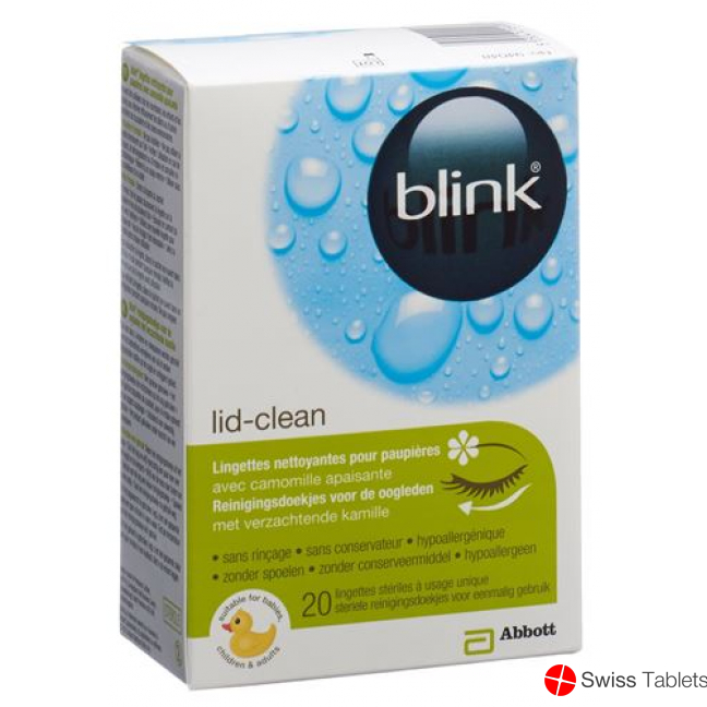 Blink Lid-Clean Reinigungstücher 20 Stück buy online