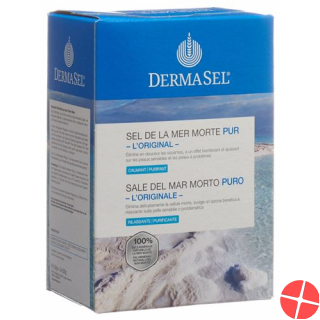 DermaSel Bath Salts Pure Bag 500g
