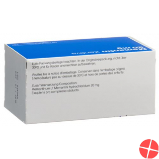 Memantin Zentiva Filmtabletten 20mg 98 Stück