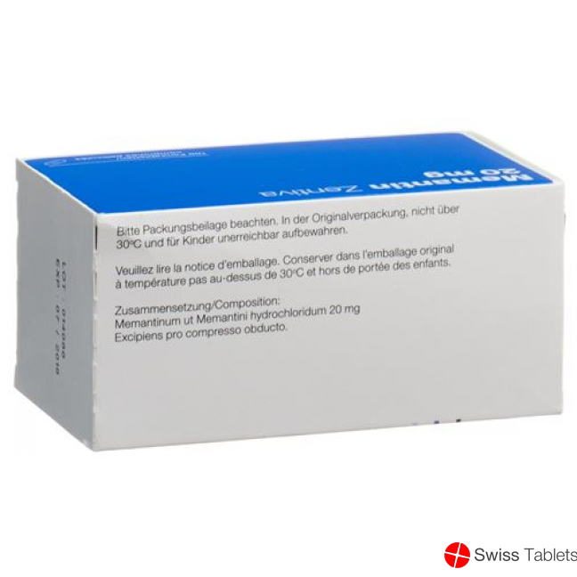 Memantin Zentiva Filmtabletten 20mg 98 Stück buy online