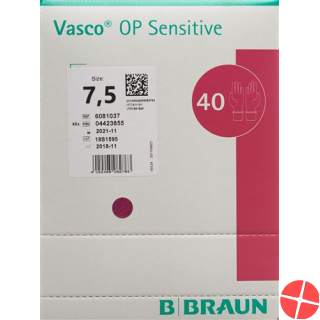 Vasco OP Sensitive Handschuhe Grösse 7.5 40 Paar
