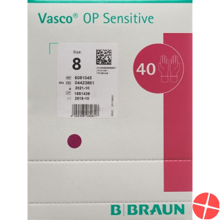 Vasco OP Sensitive Handschuhe Grösse 8.0 40 Paar