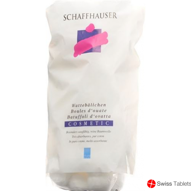 Schaffhauser Wattebaellchen Cosmet Weiss 20x 60g buy online