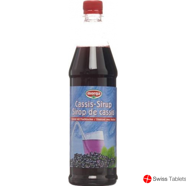 Morga Cassis Sirup mit Fruchtzucker 3.3dl buy online