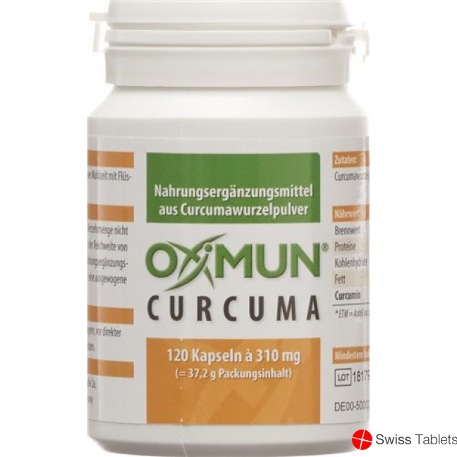 Oximun Curcuma Kapseln 120 Stück buy online
