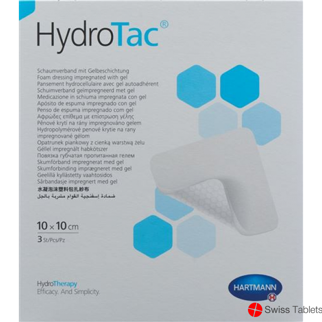 Hydrotac Wundverband 10x10cm Steril 10 Stück buy online
