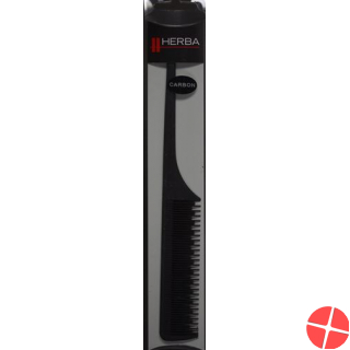 Herba Carbon tail comb finely serrated black