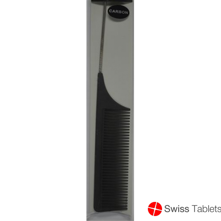 Herba Carbon needle teasing comb black buy online