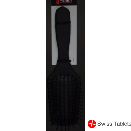 Herba Mini Hairbrush Softtouch Black buy online