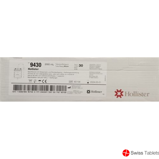 Hollister Urin Beutel mit Auslass 2L Unsteril 200 Stück buy online