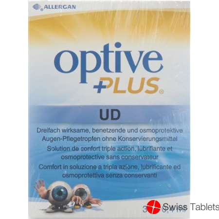 Optive Plus UD eye care drops 30 Monodos 0.4 ml