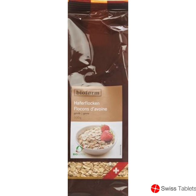 Biofarm Haferflocken Grob Knospe Sack 5kg buy online