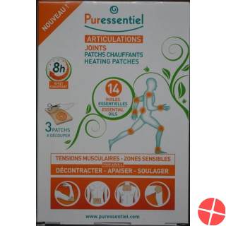 Puressentiel 14 essential oils 3 warming patches