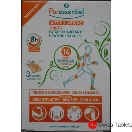 Puressentiel 14 essential oils 3 warming patches