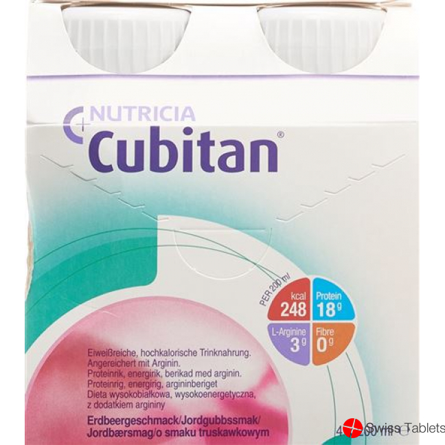 Cubitan liquid food strawberry 24 x 200 ml
