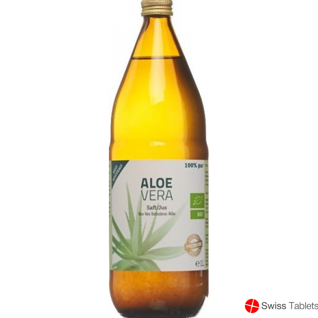Aloe Vera Saft Bio 100% Pur Premium 0.75L buy online