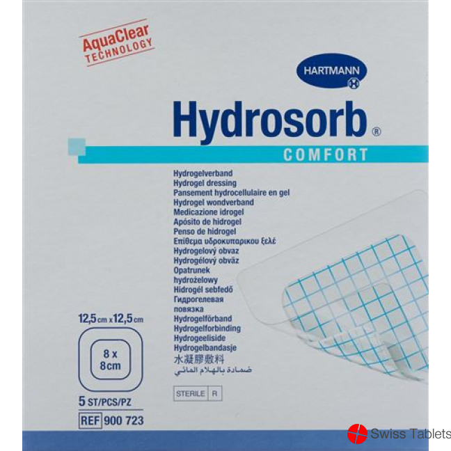 Hydrosorb Comfort Hydrogel 12.5x12.5cm Steril 5 Stück buy online