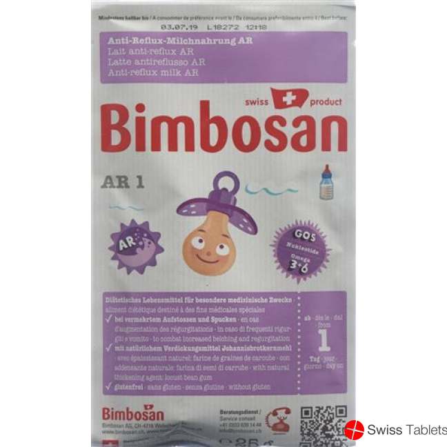Bimbosan Ar 1 Anti-Reflux 3x 25g buy online