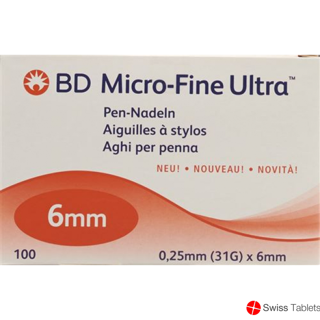 BD Micro-Fine Ultra Pen-Nadel 0.25x6mm 100 Stück buy online