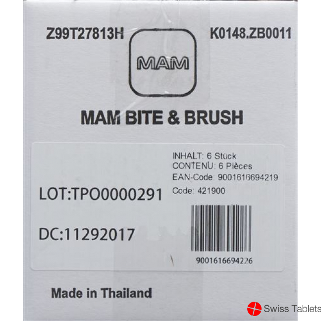 Mam Bite & Brush 3+m Ass 6 Stück buy online